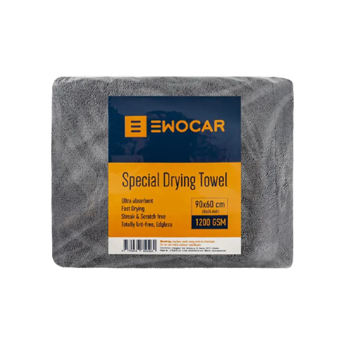 Prosop auto ultra absorbant Ewocar Twisted Loop, 1200GSM, GRI