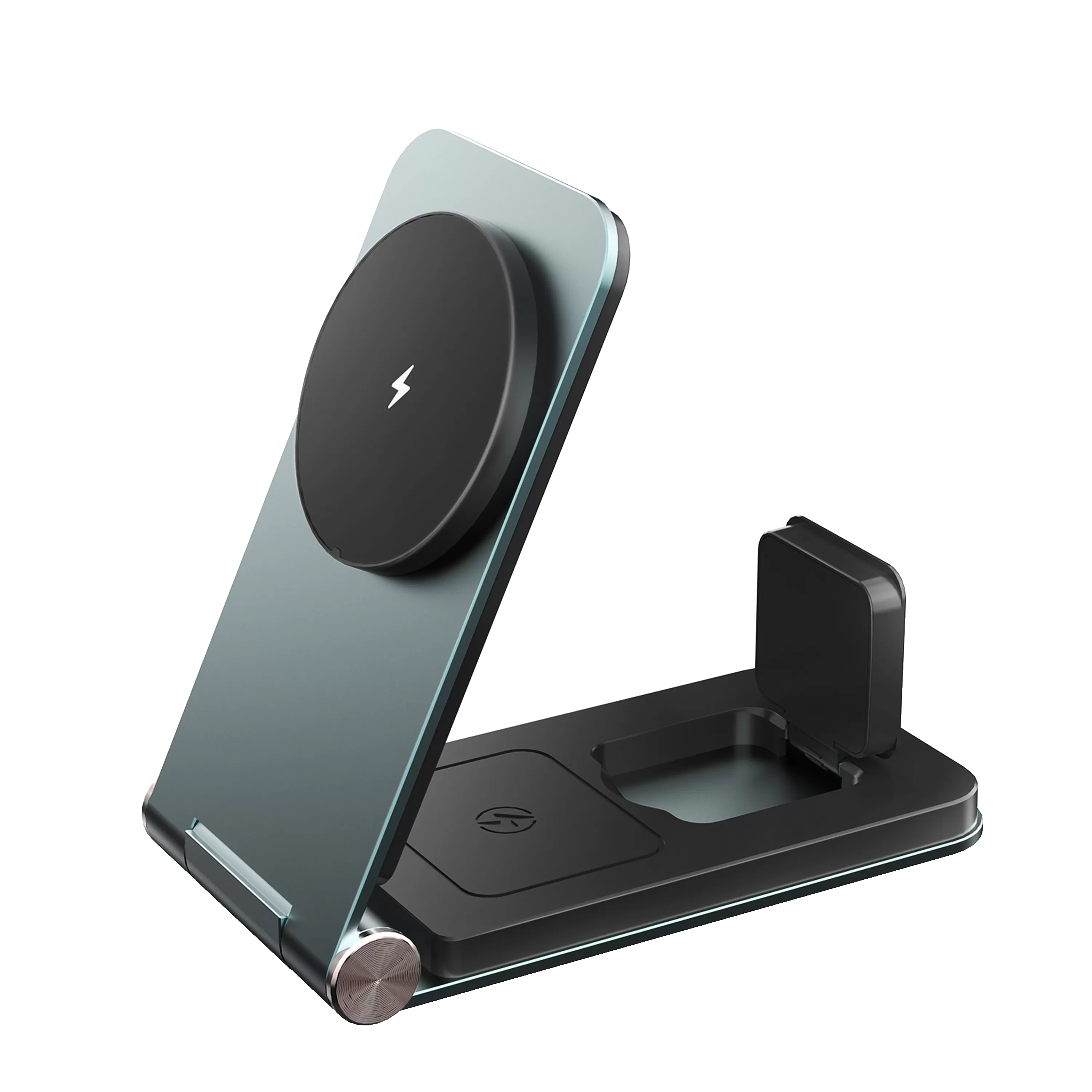 Incarcator Wireless Cellara 3 In 1 Foldabil - Negru