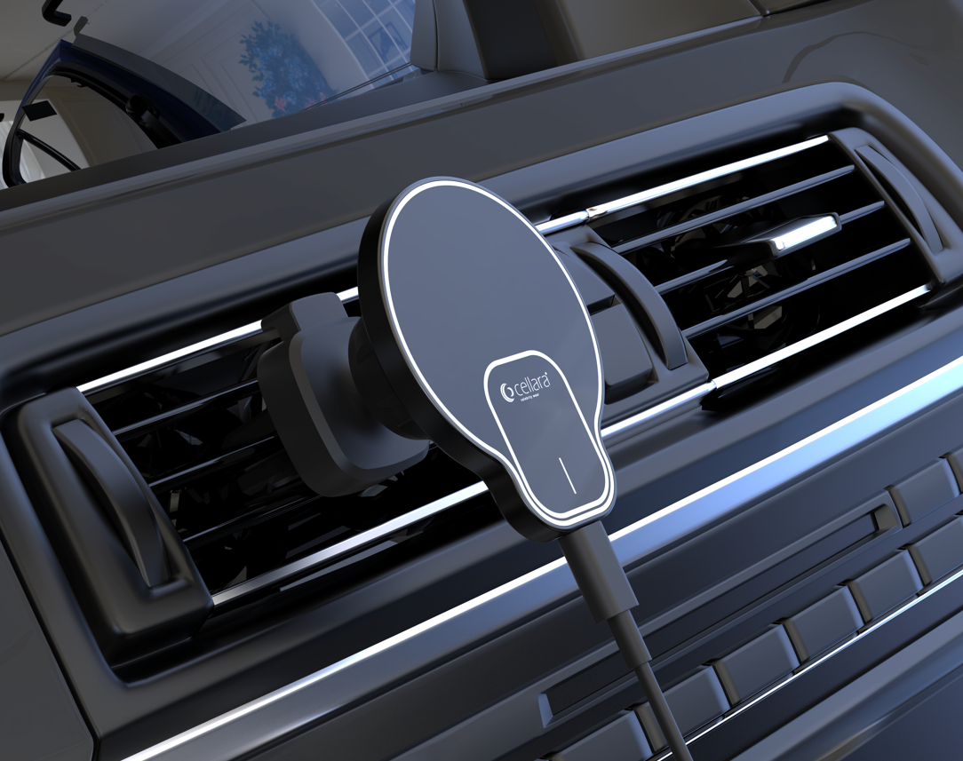 Suport Auto Telefon Wireless Cellara Magsafe 15W Pentru Seria iP