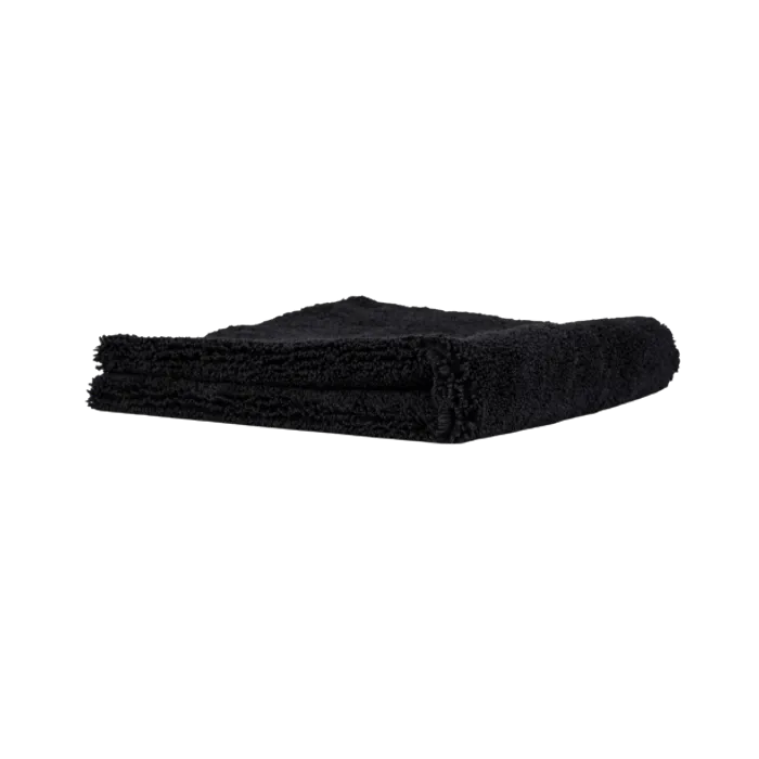 Laveta microfibra profesionala neagra Ewocar, 400gsm